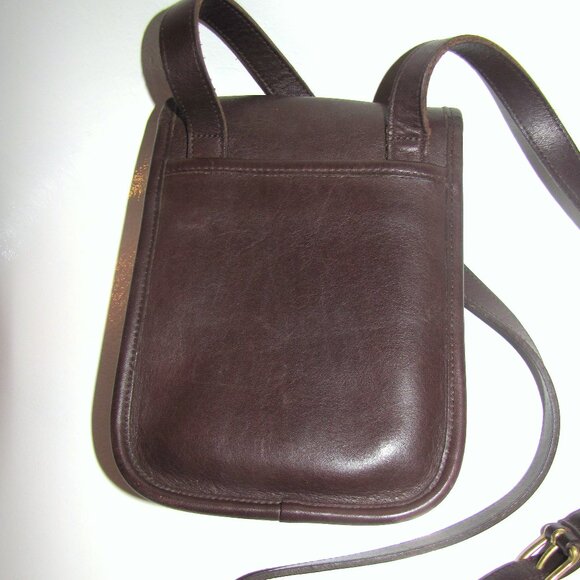 Vintage Coach Brown Small Sidepack #9978 - Picture 3 of 7